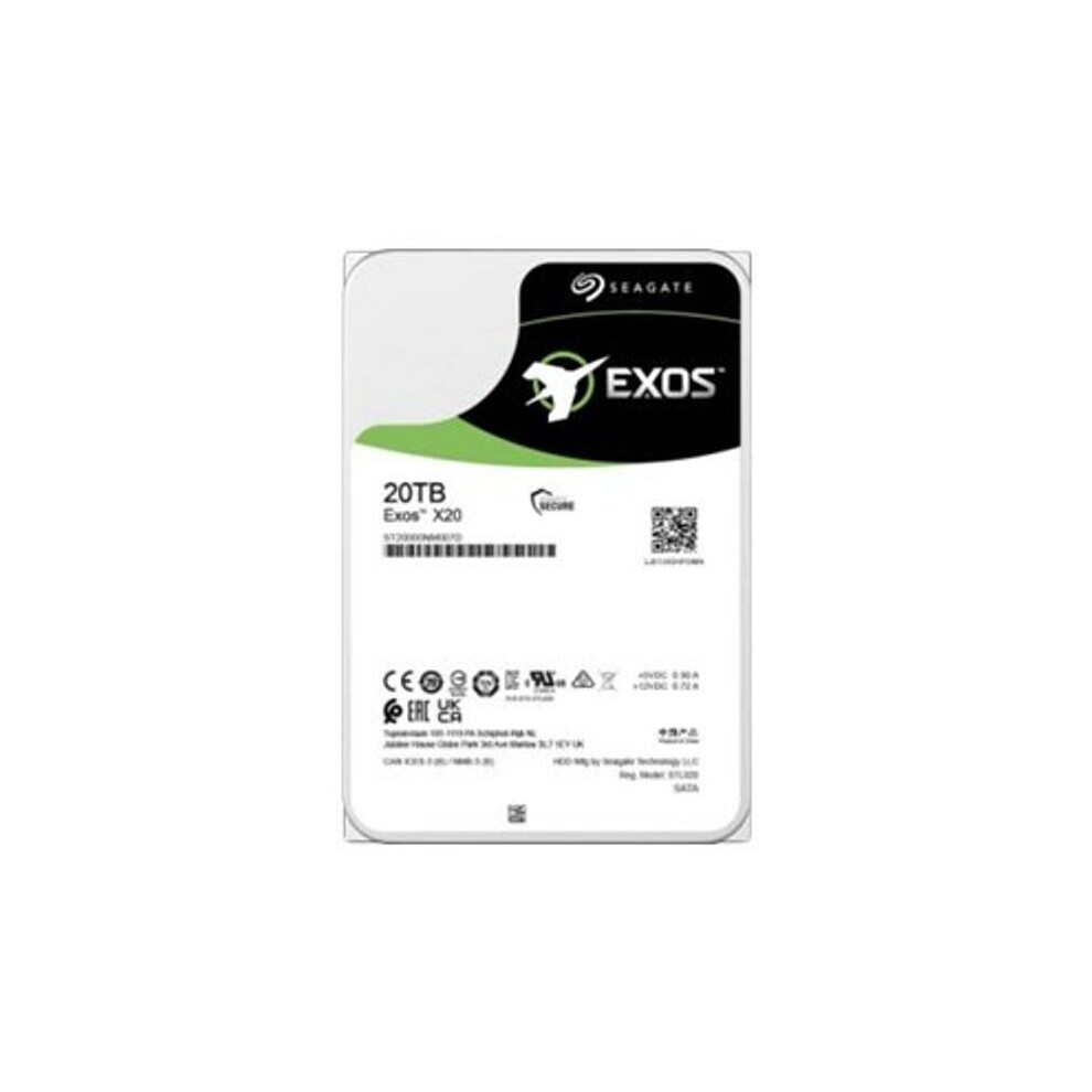 20TB Seagate Exos X20 ST20000NM002D 7200RPM 256MB Ent.