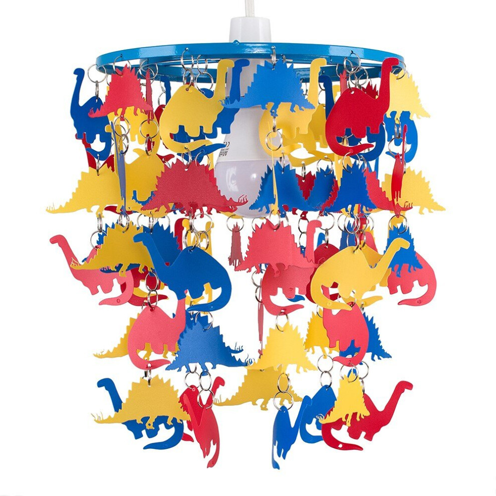 Dinosaur Blue Ceiling Pendant Droplets Shade
