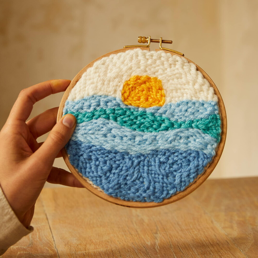 Dmc (Ocean Meditation) Mindful Making Punch Needle Kits
