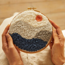 (Mountain Meditation) DMC Mindful Making Punch Needle Kits