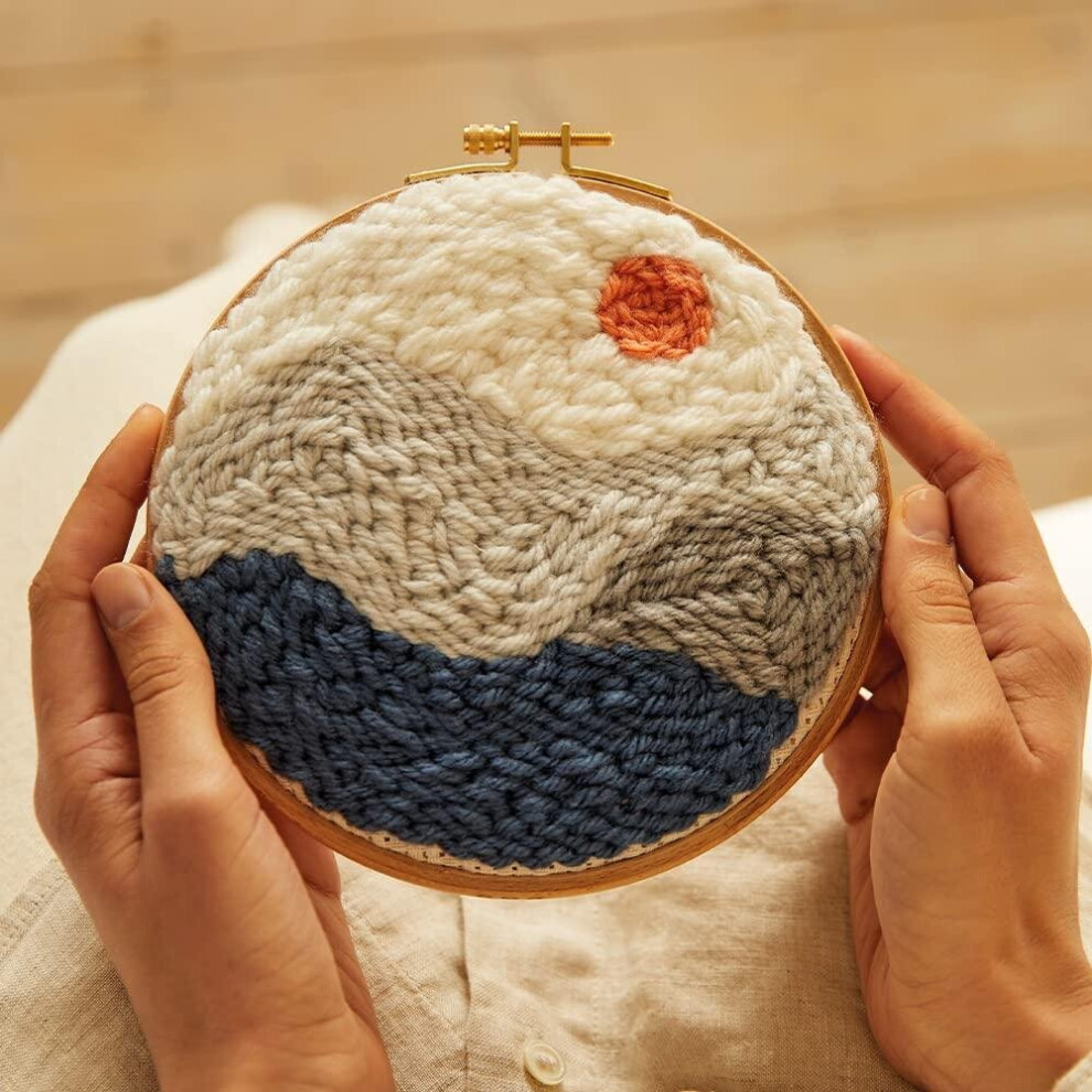 Dmc (Mountain Meditation) Mindful Making Punch Needle Kits