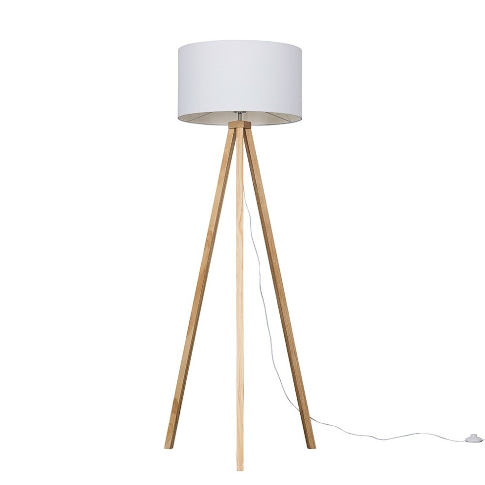 Barbro Tripod Brown Floor Lamp