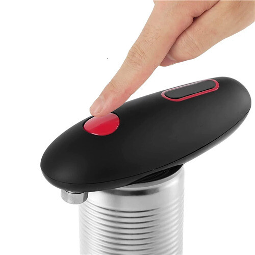 Electric Handheld Can Opener Open Any Can Shape with One Press