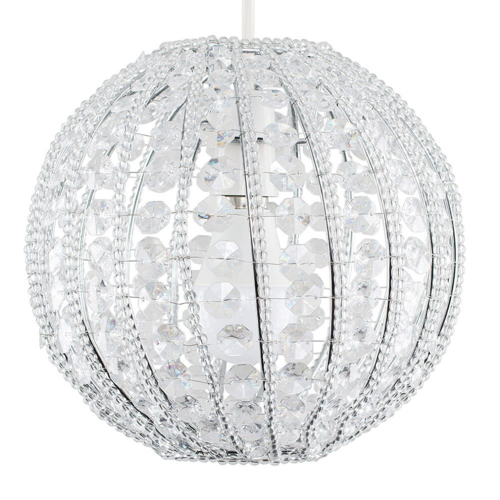 Silver Ceiling Pendant Shade