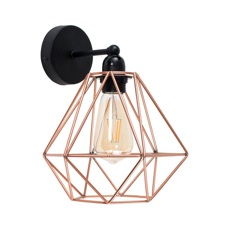 Cambourne Industrial Black Indoor Wall Light