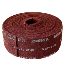 Mirka Mirlon Scotch Brite - Red Very Fine - 115mm Strips, 10m Roll