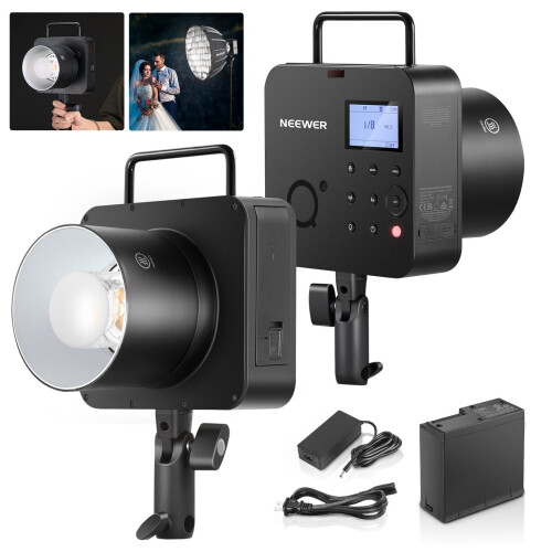 Neewer Q4 400W 2.4G TTL FLASH WITH BATTERY