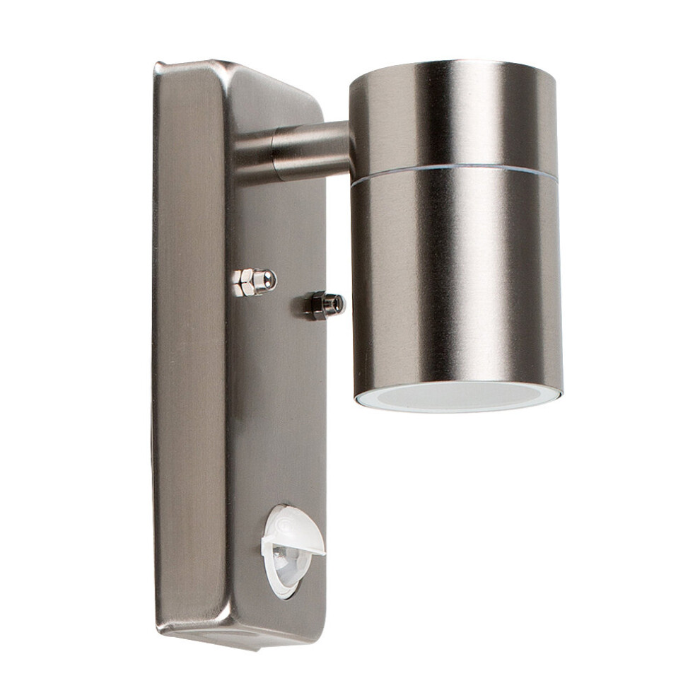 Barrow Silver Outdoor Wall Downlight