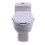 Actiasgear Raised Toilet Seat with Lid 10cm Elevated 10