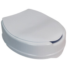 Actiasgear Raised Toilet Seat with Lid 10cm Elevated