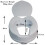 Actiasgear Raised Toilet Seat with Lid 10cm Elevated 2