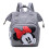 (4) Large Mummy Baby Diaper Nappy Minnie Backpack UK 10