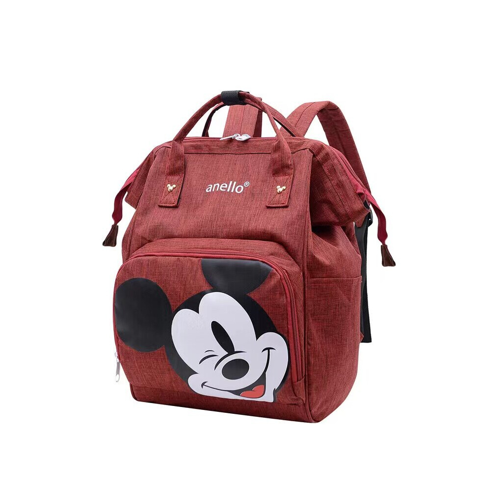 (2) Large Mummy Baby Diaper Nappy Minnie Backpack Uk Xurikcoo