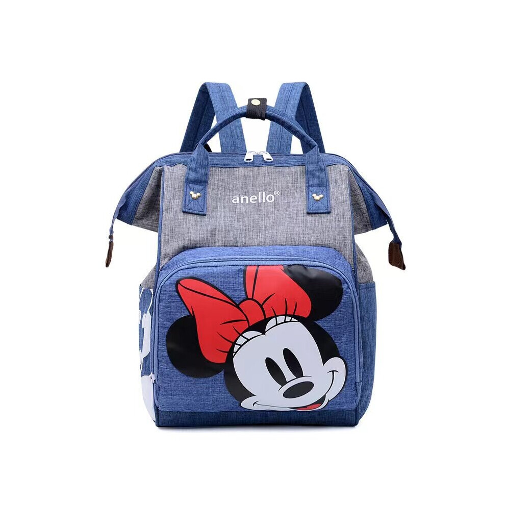(7) Large Mummy Baby Diaper Nappy Minnie Backpack Uk Xurikcoo