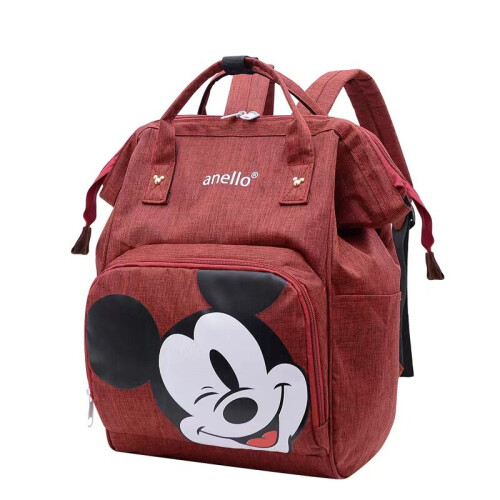 (4) Large Mummy Baby Diaper Nappy Minnie Backpack UK 2