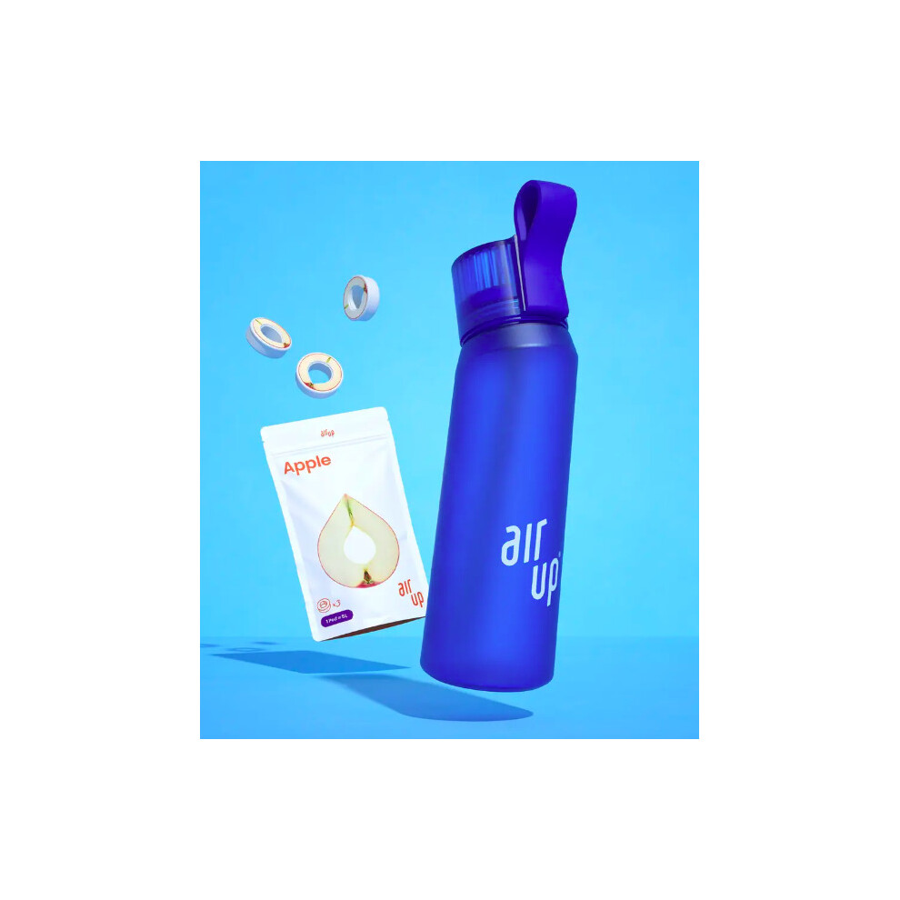 (Royal Blue) 600ml Air Up Water Bottle incl. 3 Flavoured Pods