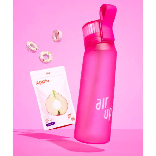 Hot Pink) 600ml Air Up Water Bottle Flavoured Pods on OnBuy