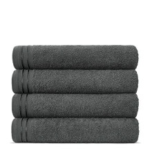 Lions Bath Towels - Set of 4 Bathroom Large Bath Sheets, 100% Luxury Cotton, 500 GSM 75X135CM, Highly Absorbent, Quick Dry Extra Large Bath Towel
