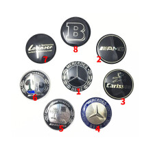 (1#) 52mm Mercedes Benz Steering Wheel Center Sticker