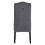 Living And Home Set of 2 Grey Velvet High Back Dining Chairs 5