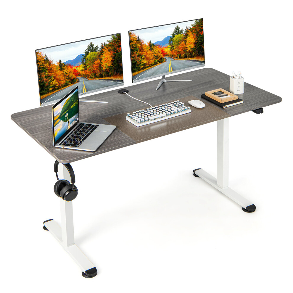 140 x 70 cm Height Adjustable Standing Desk with Motor Ergonomic Table