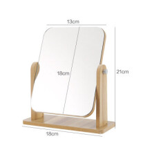 Desktop makeup mirror dressing table home beauty makeup large desktop mirror girl heart dressing mirror