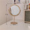 Make Up Mirror Decorative INS Ironwork Rotatable Table Mirrors Students Table Top Dressing Mirrors For Women 7