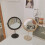 Make Up Mirror Decorative INS Ironwork Rotatable Table Mirrors Students Table Top Dressing Mirrors For Women 4