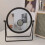 Make Up Mirror Decorative INS Ironwork Rotatable Table Mirrors Students Table Top Dressing Mirrors For Women 5