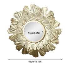 Hanging Wall Mirror Round Decorative Wall Mirror Embossed Wall Hanging Mirror for Living Room Bedroom Office for home Decor