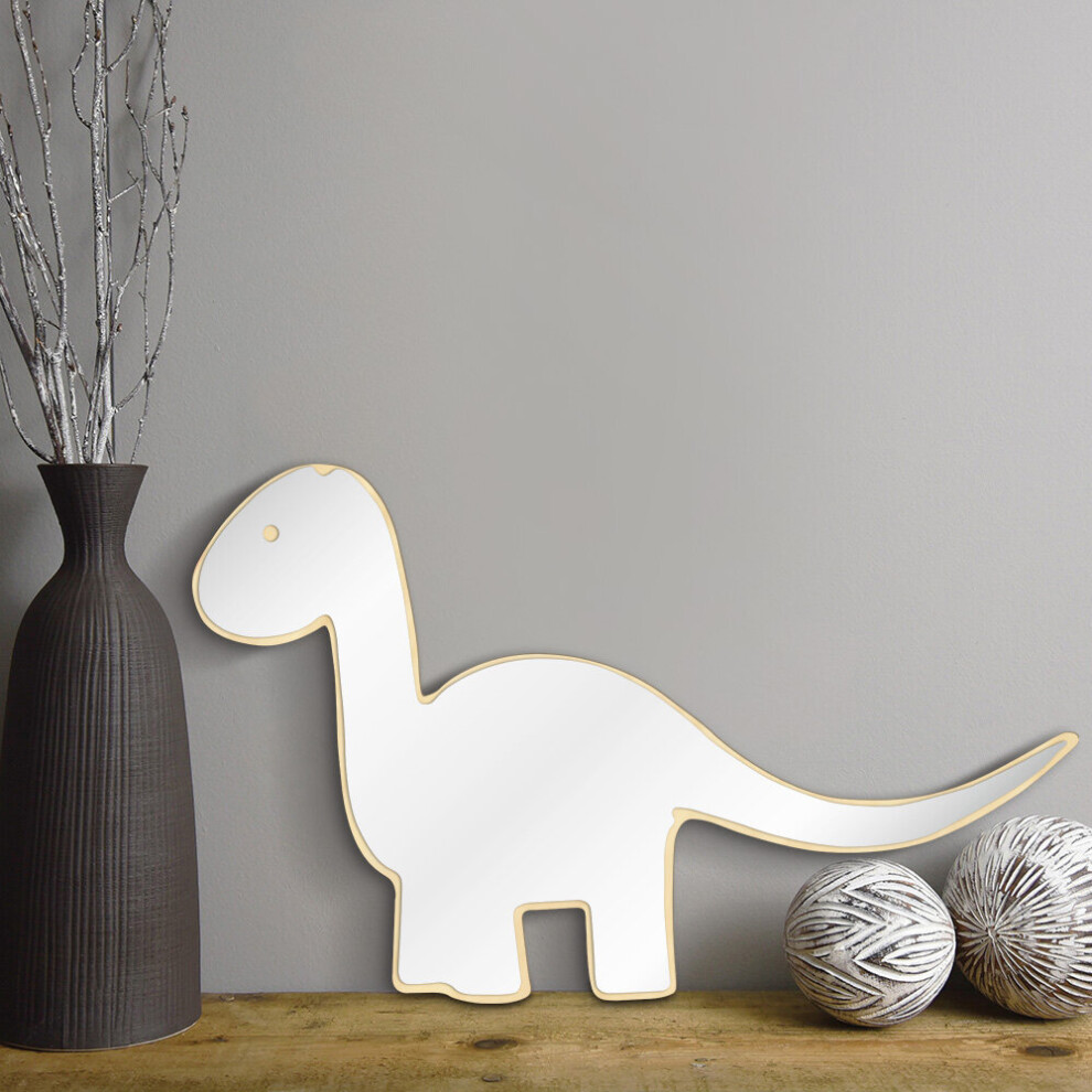 Dinosaur Shape Decorative Wall Mirror Animal Dinosaur Wall Decor Hanging Interiors Home Decor Make-up Mirror Kids-image-OPC-PCFV2Q9-NEW