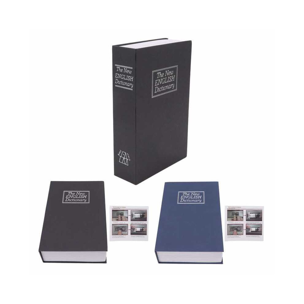Book Safe Box Dictionary Diversion Book Safe Innovative Deposit Box Coded Lock Excellent Concealment For Jewelry 885665622954