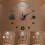 Modern DIY Wall Clock 3D Mirror Surface Sticker Removable Home Office Room Decor Mirror Wall Clock Home Decor 3