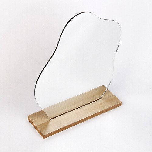 Irregular Mirror Home Desktop Makeup Mirror Acrylic Decoration Standing Mirror