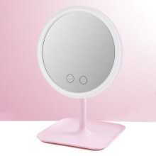 Makeup Mirror with Led Light 3/5 Light Switch LED Dimmable USB Charging Desktop Makeup Mirror Light Desktop Mirror