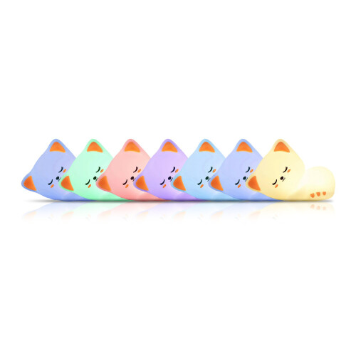 Groov-e Cuties - Sophie Kitten - Colour Changing LED Night 1