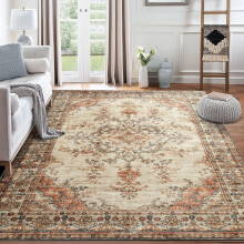 ( 120 x 170 cm 4 ft x 5 ft 6 in, TIMELESS- CASHMERE RUG) Extra Large Traditional Rugs For Living Room & Bedroom Non Slip Soft Carpets