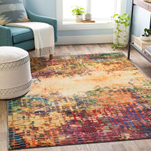 (160 X 230 cm, Vibrant) Traditional Large Rugs Indoor Outdoor Carpets & Floor Door Mats