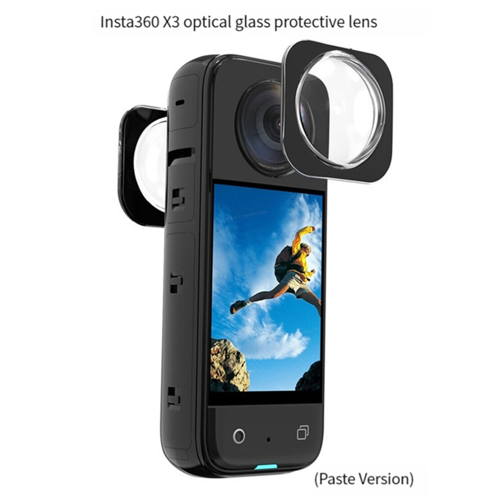 For Insta360 X3 Optical Tempered Glass Camera Lens Protector 2Pcs 713929768714