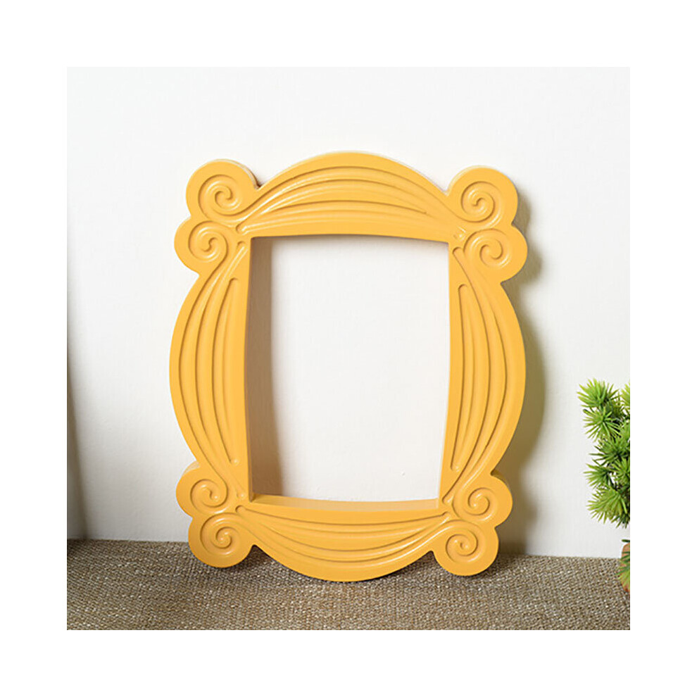1PC TV Series Monica Door Frame Wood Yellow Photo Frames Collectible for Home Decoration Collection-image-OPC-PCFVC8Z-NEW