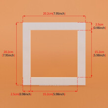 White/Black Photo Mats Square Circle 8/10/12/14/16 Inch Paperboard Textured Surface For Picture Frames Passe-Partouts 12PCS/Lot