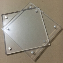 Home Decor Acrylic Photo Frame 102x102mm Thickness 5+5mm With Four Magnet Clear PMMA Square Picture Frames Customize Any Size