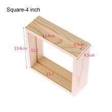 Wooden Vintage Photo Frame Home Decor Art Mini Pictures Frames Picture Holder Plant Specimen Holder DIY Frame Wedding Decor