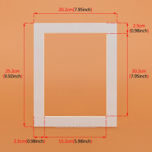 White/Black Photo Mats Rectangle Square Circle Oval 10inch Paperboard Mounts Textured Surface for Picture Frames Decor 12PCS/Lot