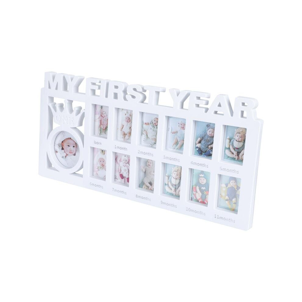Frame Baby Picture First Year Photo Mothers 12 Frames Month My Keepsake Giftsmilestone Monthly Display Holder Growth Newborn