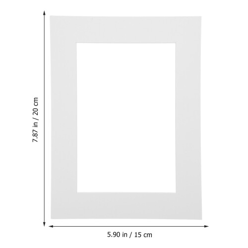 30pcs Pre-Cut Mat Board Show Kit for Photo Frame Artwork Frame Cardboard 1