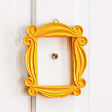 TV Series Monica Door Frame Wood Yellow Photo Frames Collectible Home Decor Collection Gift