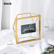 Nordic Geometry Metal Painting Picture Poster Frame DIY Wall Photo Cube Frame Baby Poster Family Decorative Frame
