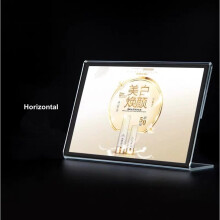 148*210mm A5 Clear Acrylic Advertising Poster Photo Picture Display Frame For Restaurant Drink Store