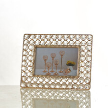 Nordic Crystal Photo Frame Home Desktop Decorative Wedding Picture Portrait Ornaments